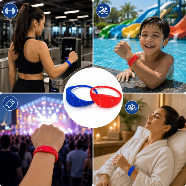 RFID HF Silicone Wristband Tags |