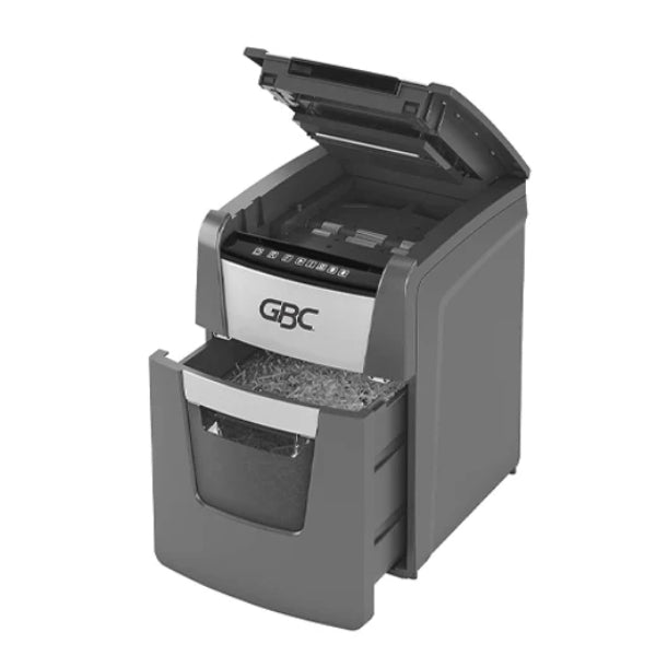 GBC 100X ShredMaster Cross Cut Auto Feed Personal Paper Shredder