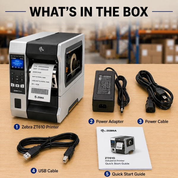 Zebra ZT610 Direct thermal & thermal transfer printer