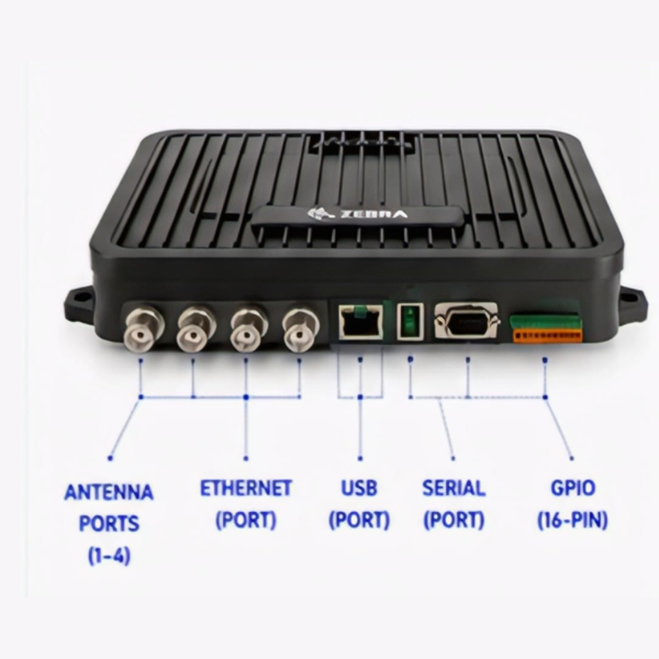 Zebra FX9600 RFID UHF Fixed Reader | 4 Port | Ethernet, USB, Serial