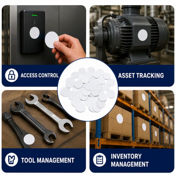 RFID NFC HF Token Round Tags