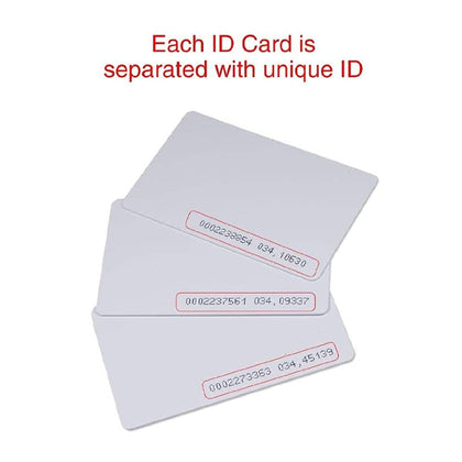 RFID LF Proximity Thin Contactless Smart card | 5 PCS | 125KHz| Pack of (5, 200, 500)