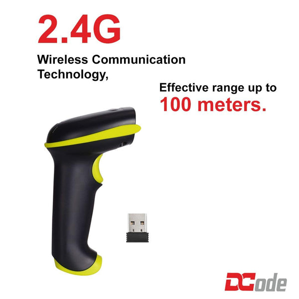 Dcode DC5122 Wireless Handheld 1D/2D Barcode Scanner