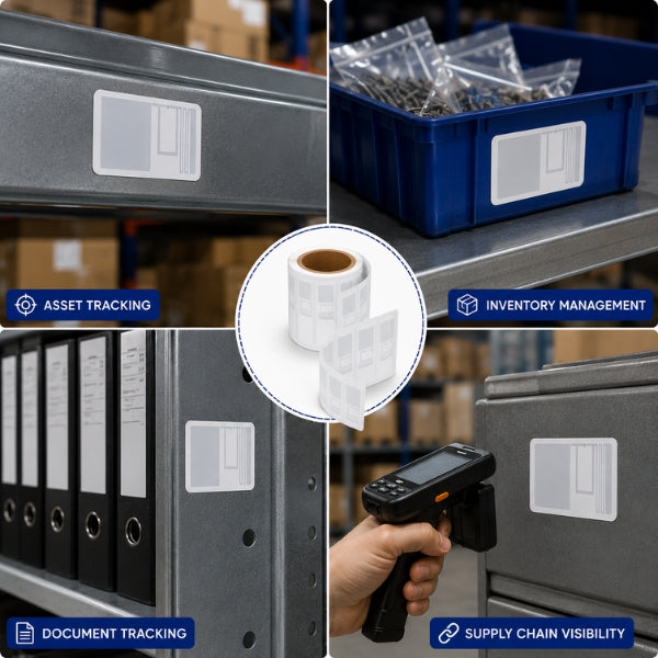 RFID UHF Fold Metal Label Tag