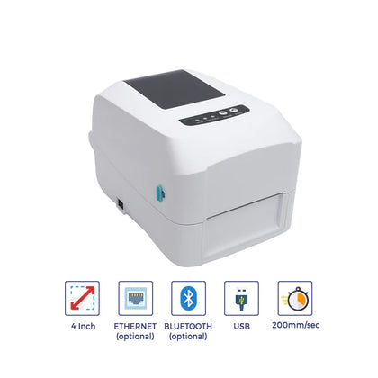 SRK-2406T Desktop Thermal Barcode Printer