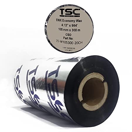 Wax Ribbon | 105mm x 300mtr | TSC Thermal Transfer