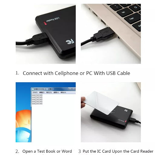 Buy SRK-HF001 RFID HF NFC Desktop Smart Card Reader | SRK Innovations
