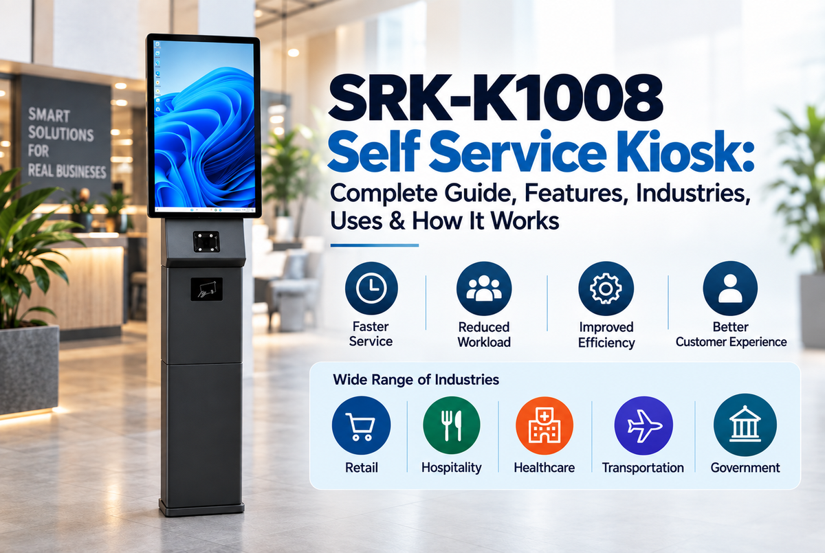 SRK-K1008 Self Service Kiosk: Complete Guide, Features, Industries, Uses & How It Works