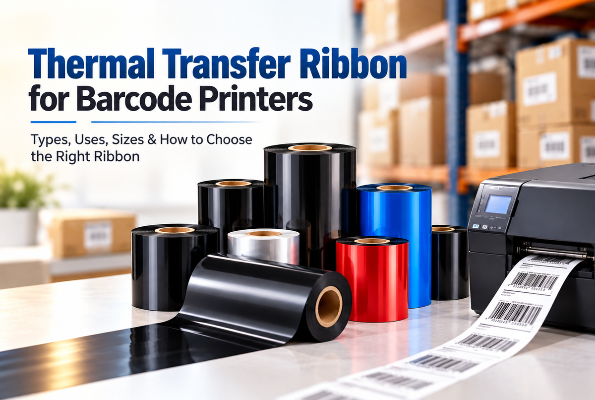 Barcode Printer Ribbon: Complete Guide to Wax, Wax-Resin & Resin Ribbons