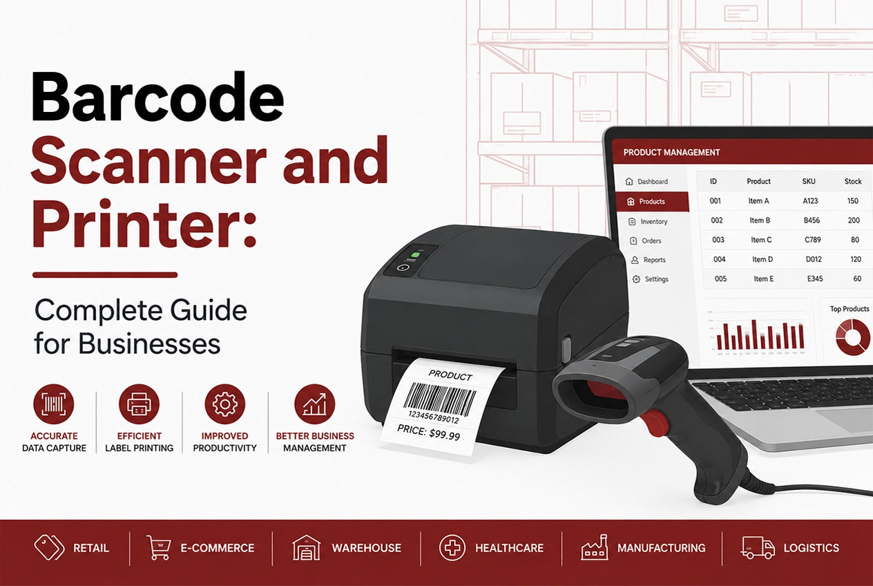 Barcode Scanner and Printer: Complete Guide for Businesses