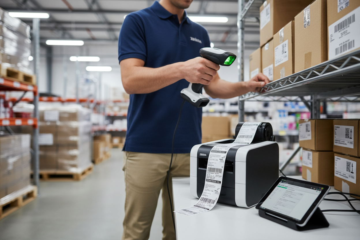 Boost Your Business Efficiency with Zebra Barcode Scanner and Zebra Label Printer
