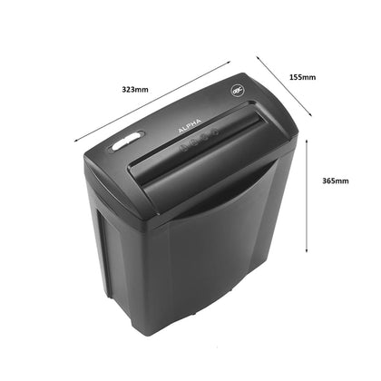 GBC Alpha Confetti 230V EU | Paper/Credit Card Cross Cut Shredder | 6 Sheet Capacity