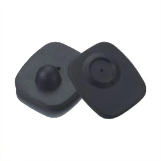 RF Black Square Tag | 48mmx42mm | 8.2 MHz -For Retail Security