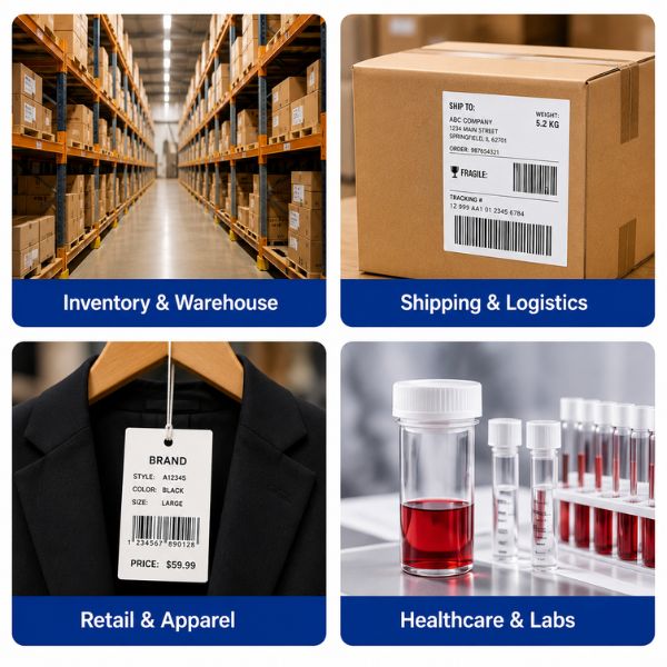 TSC TTP 244 PRO Thermal Transfer or Direct Label Printer 