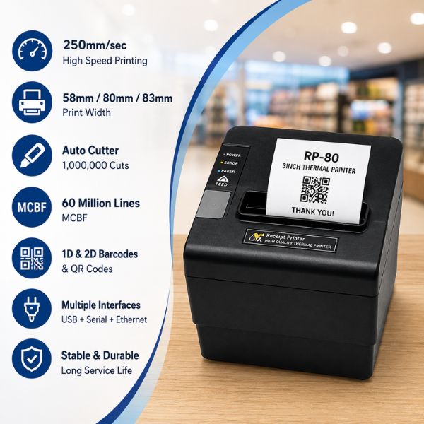 RP-80 3inch Thermal Receipt Printer