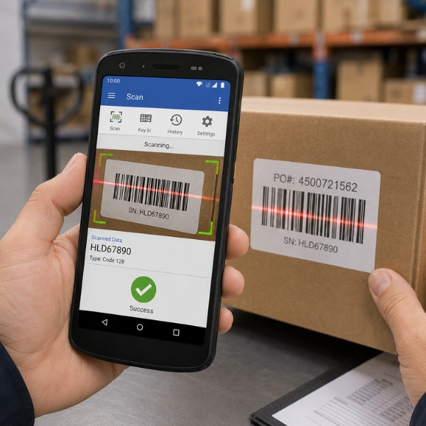 Zebra TC220K 1D/2D Wireless Barcode Scanner | Wi-Fi, cellular, Bluetooth, NFC