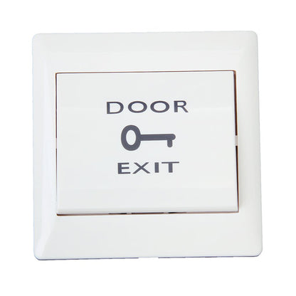 Door Exit Push Button | Plastic Material |Size:86x86mm| Wired|Touch -Electric Access Control