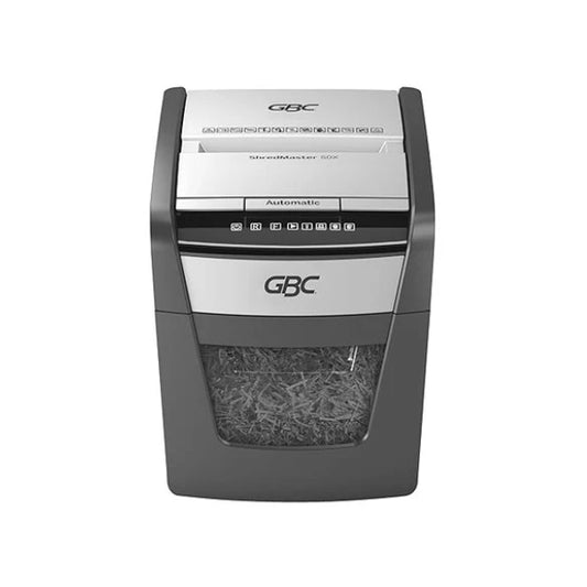 GBC 50X ShredMaster Cross-Cut Auto Feed Personal Paper Shredder 