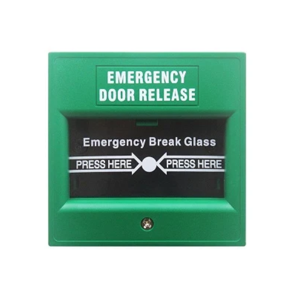 Emergency Break Glass Box |Size:10x10x10mm | Fire Alarm Safety- Door Access Control