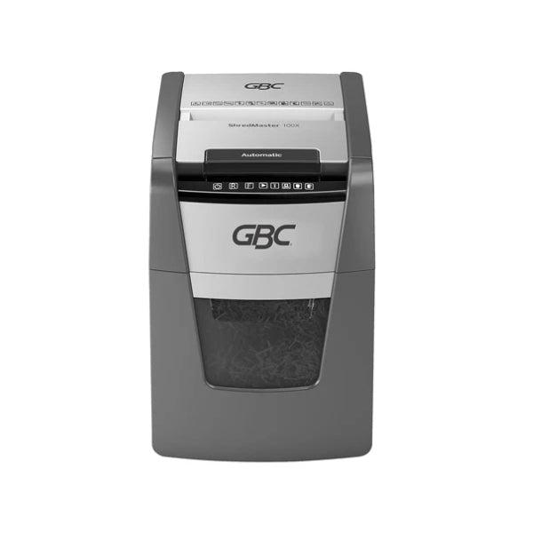 GBC 100X ShredMaster Cross Cut Auto Feed Personal Paper Shredder