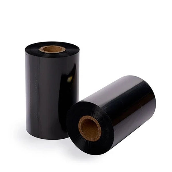 Scratch-proof Resin Wax Black Ribbon Tape