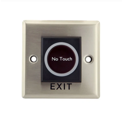 Exit Switch | No-Touch Technology |Size:86x86x28 | Wired| Stainless Steel Design