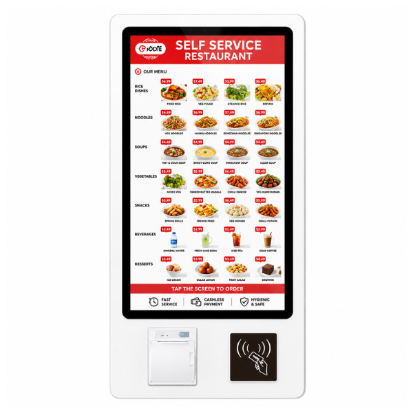 Interactive Ordering Kiosk | SRK-WK44 | 27" Full HD Touchscreen