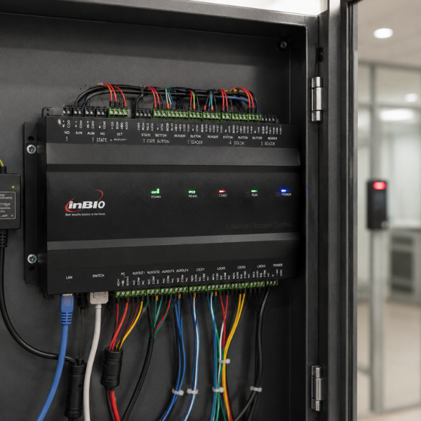 Multidoor Access Controller | 4-Door |Size:218x15x45mm|TCP/IP & RS485 -Communication