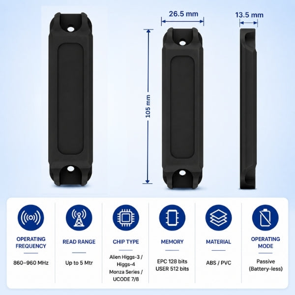 SRK UHF Mount On Metal Tag |
