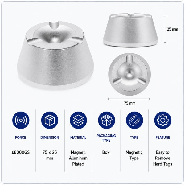 RF & AM Tag Magnetic Detacher