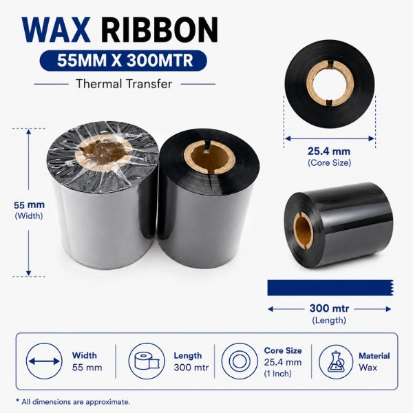 Thermal Transfer Barcode Labels Ribbon