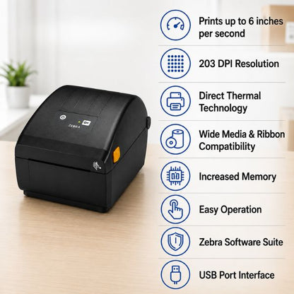 Zebra ZD230TA Direct Thermal Printer