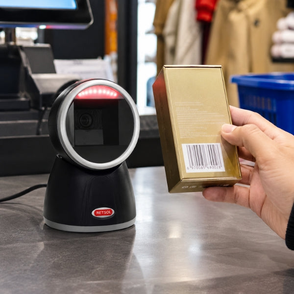 Retsol PD3000 Table-Top Barcode Scanner