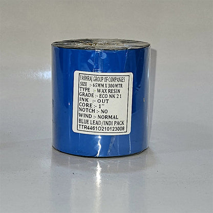 Wax Resin Ribbon | 65mm x 300Mtr | Thermal Transfer