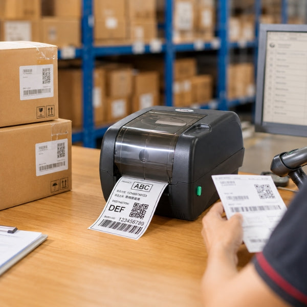 TSC TTP 345 Thermal Transfer Label Printer
