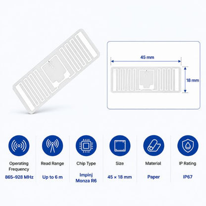 RFID UHF Printable Paper Label