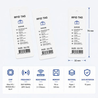 RFID UHF Garment Hang Tag