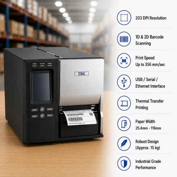 TSC-MH241 Thermal Transfer Label Printer 
