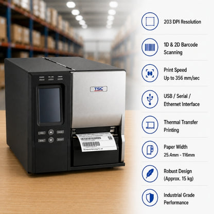 TSC-MH241 Thermal Transfer Label Printer 