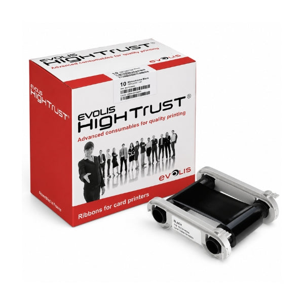 Evolis RCT023NAA Black card printer ribbon 