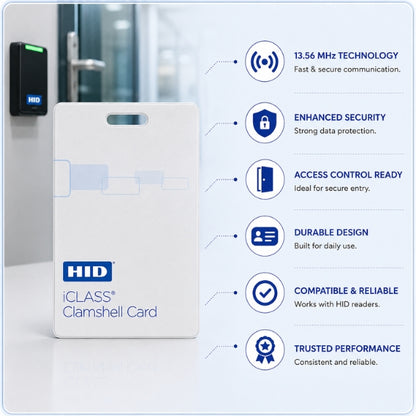 HID 2K2 iClass Clamshell Cards
