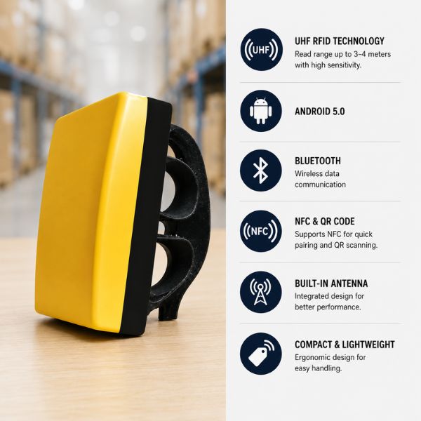 RFID UHF Handheld Reader 