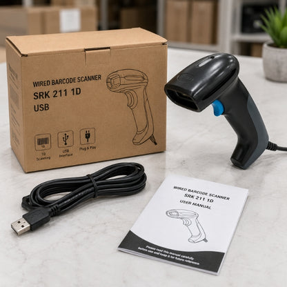 Wired Barcode Scanner |SRK 211 1D| USB