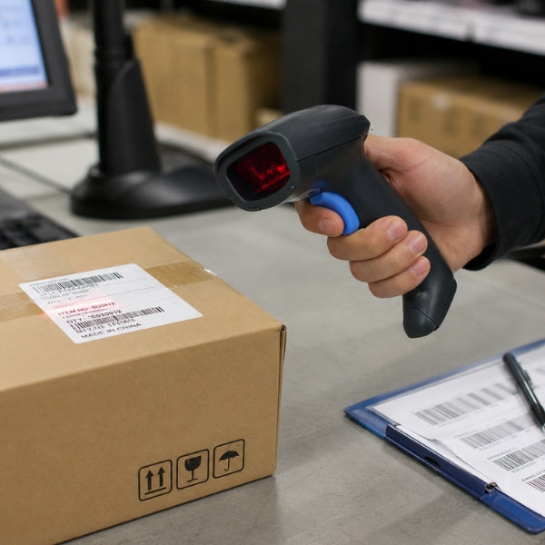 LS450 Handheld Laser Interface Barcode Scanner 