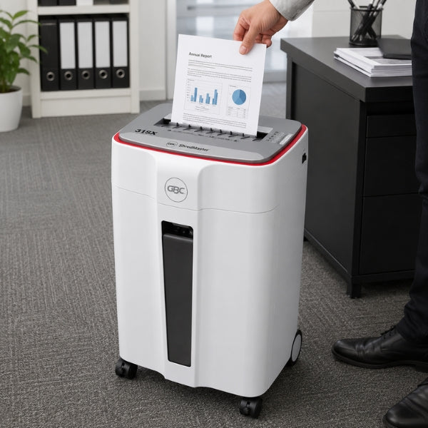 GBC 31SX Shredmaster Cross Cut Paper Shredder | 14 Sheet Capacity