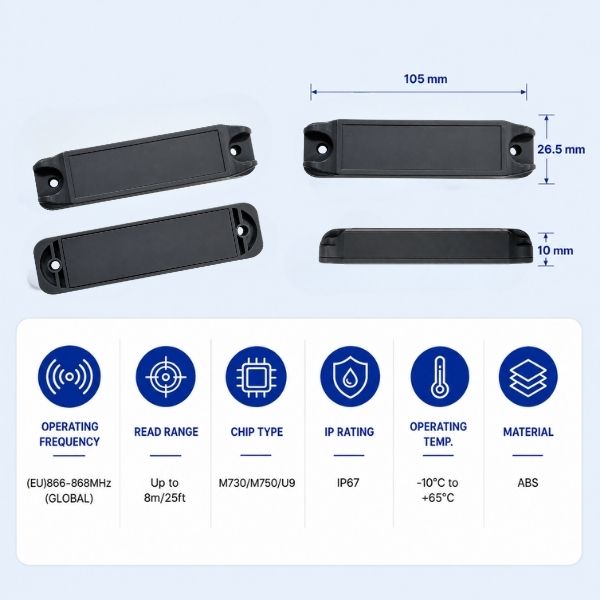 UHF Ferrum-M Metal tag SRK-WL03U