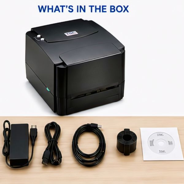 TSC TTP 244 PRO Thermal Transfer or Direct Label Printer 