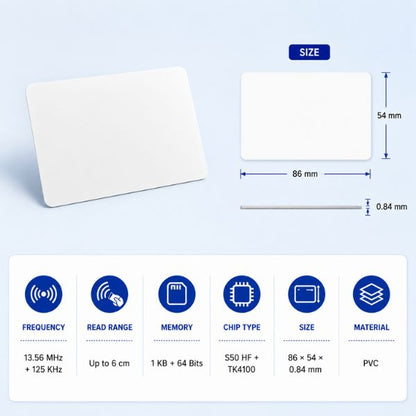 RFID HF+LF Combi Card|