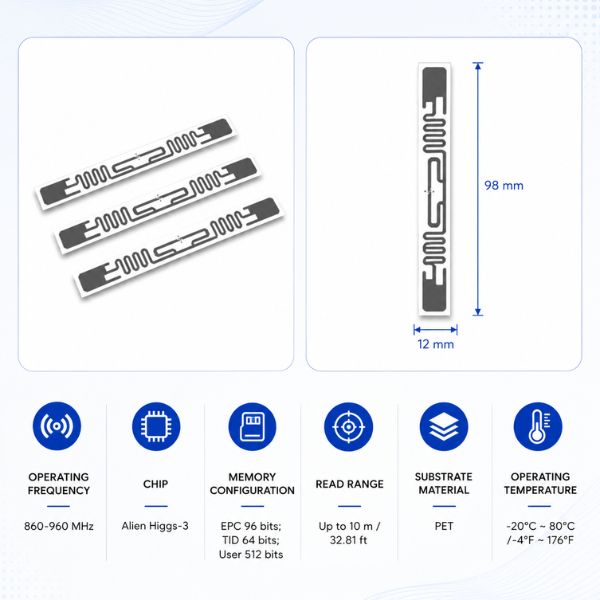 RFID UHF Wet Inlay Tag