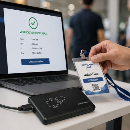 RFID HF NFC Desktop Smart Card Reader